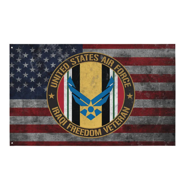 U.S. Air Force Operation Iraqi Freedom OIF Indoor Wall Flag