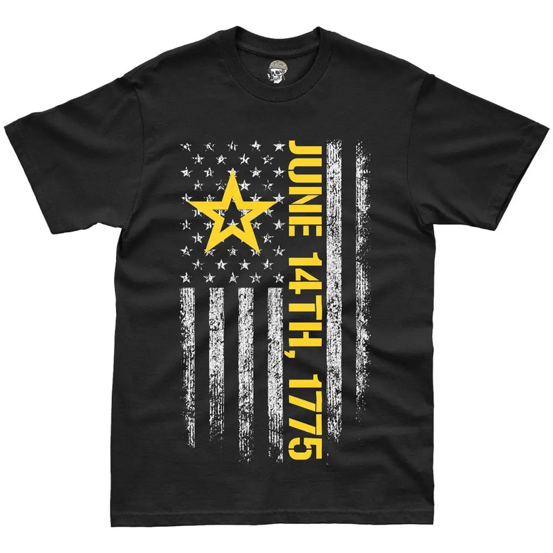 Patriotic U.S. Army American Flag Birthday T-Shirt