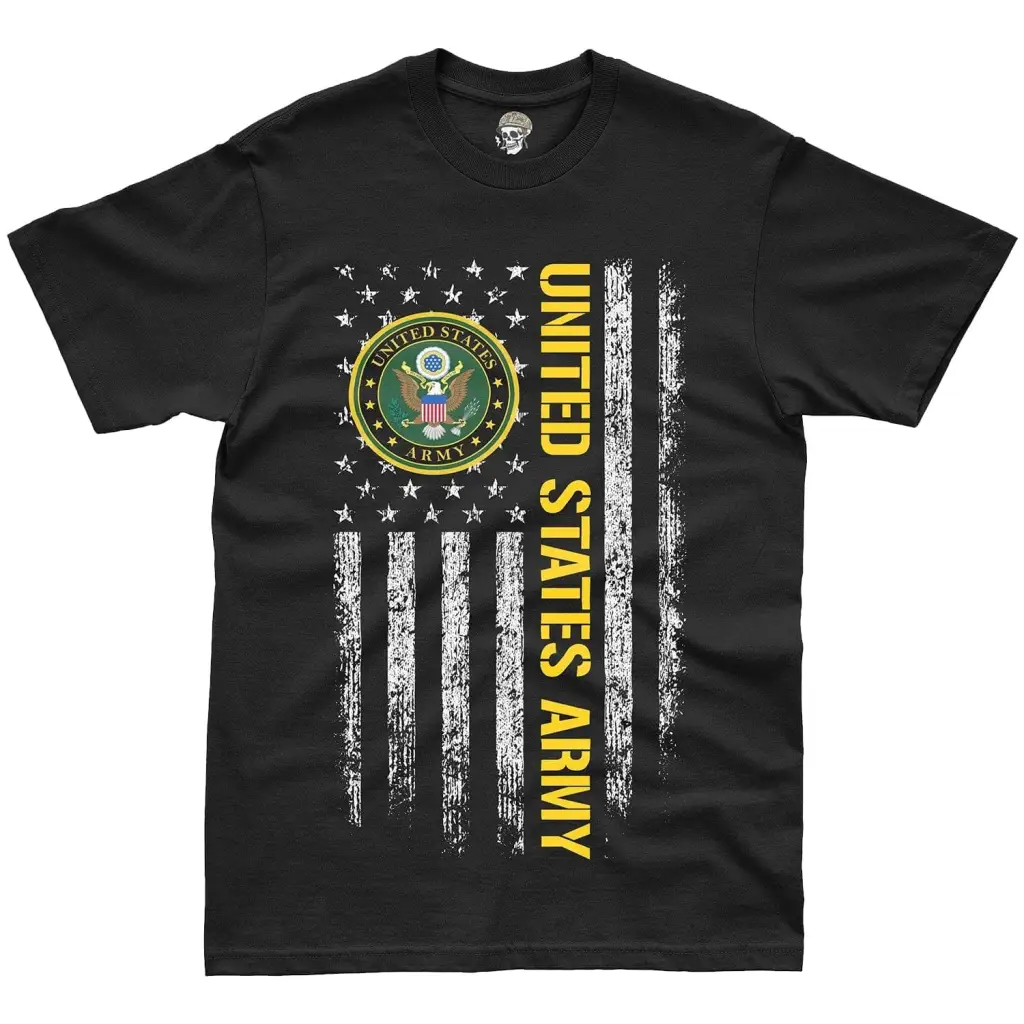 Patriotic U.S. Army American Flag T-Shirt Tactically Acquired   