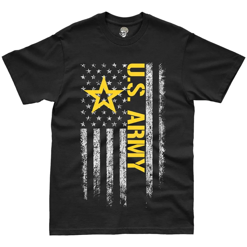Patriotic U.S. Army Commemorative American Flag T-Shirt