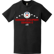 Patriotic U.S. Navy DEVRON-12 Logo T-Shirt Tactically Acquired   