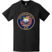 Patriotic USS Antietam (CVA-36) American Flag Crest T-Shirt Tactically Acquired   