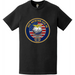 Patriotic USS Antietam (CVS-36) American Flag Crest T-Shirt Tactically Acquired   