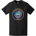 Patriotic USS Coral Sea (CVA-64) Circle Crest T-Shirt Tactically Acquired   