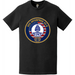 Patriotic USS Enterprise (CV-6) Circle Crest T-Shirt Tactically Acquired   