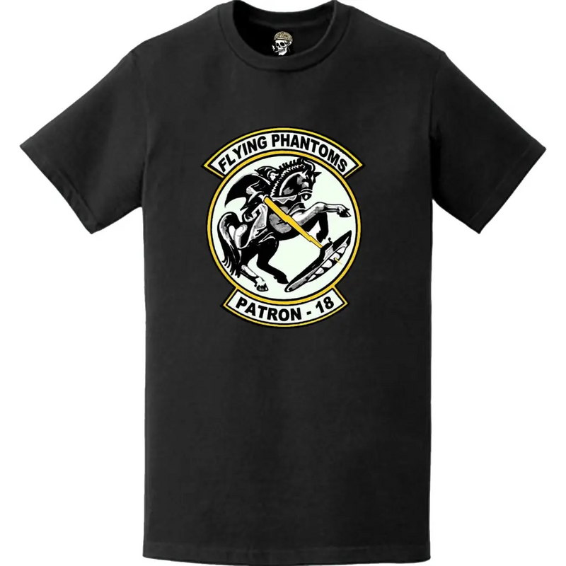 第18哨戒飛行隊 (VP-18) パッチ ロゴ デカール エンブレム 胸 Tシャツ
