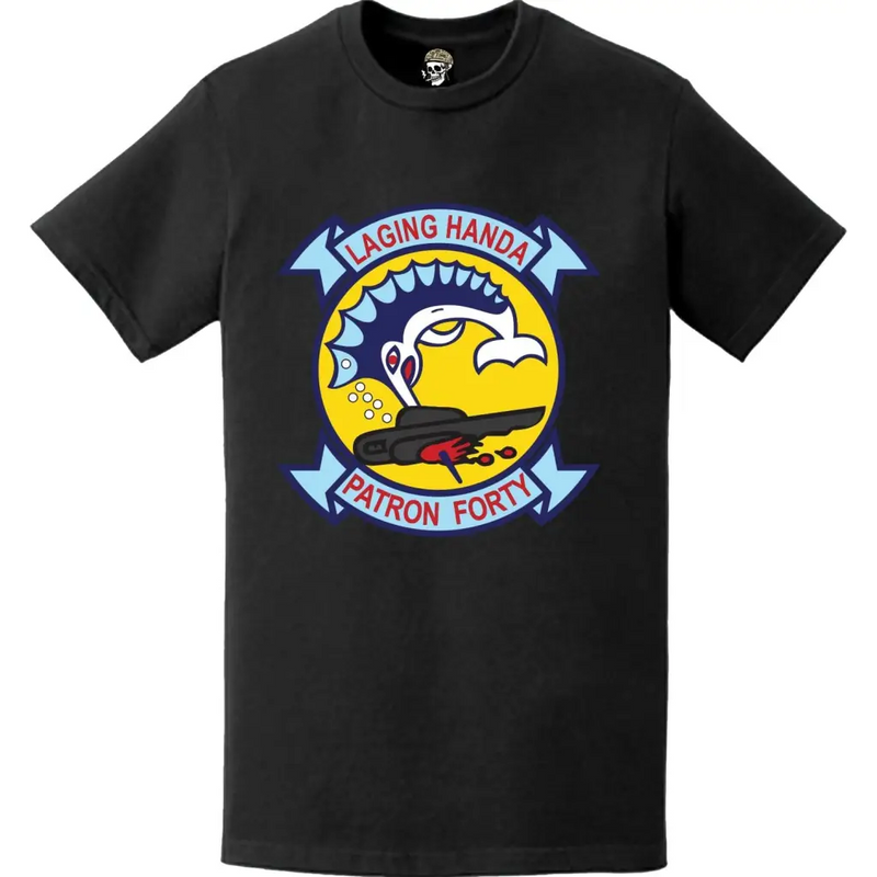 哨戒飛行隊第40飛行隊 (VP-40) パッチ ロゴ デカール エンブレム チェスト Tシャツ