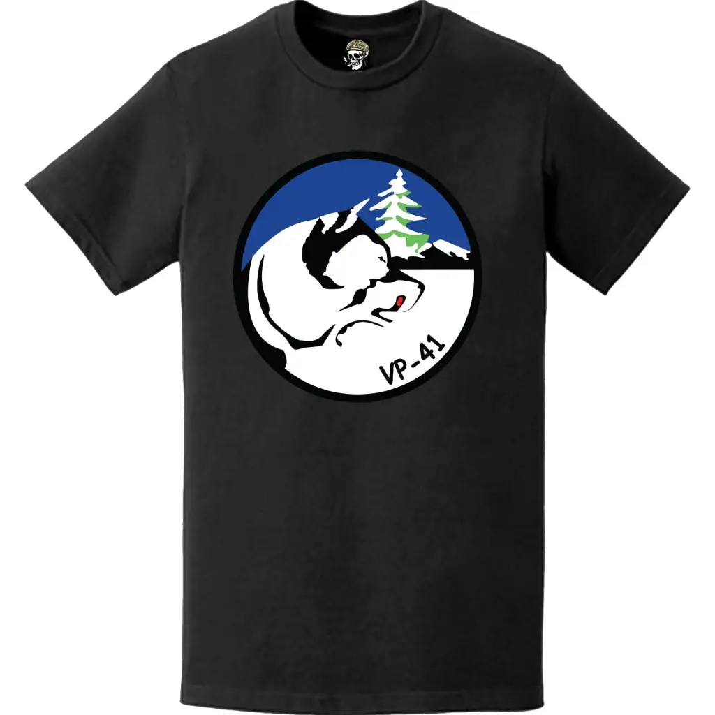 Patrol Squadron 41 (VP-41) Patch Logo Decal Emblem Chest T-Shirt Tactically Acquired   