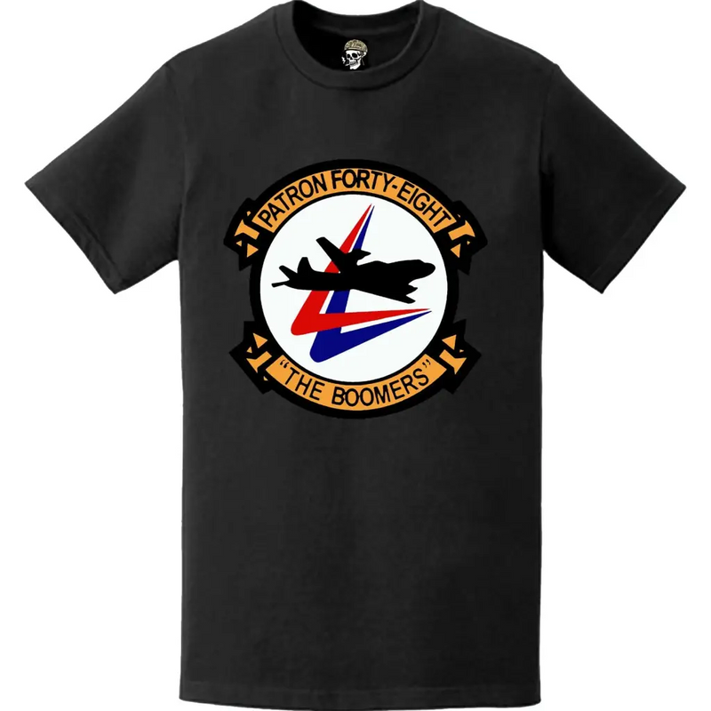第48哨戒飛行隊 (VP-48) パッチ ロゴ デカール エンブレム 胸部Tシャツ