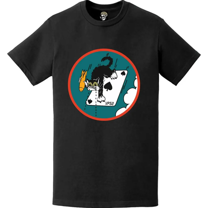 パトロール飛行隊52 (VP-52) パッチ ロゴ デカール エンブレム 胸 Tシャツ