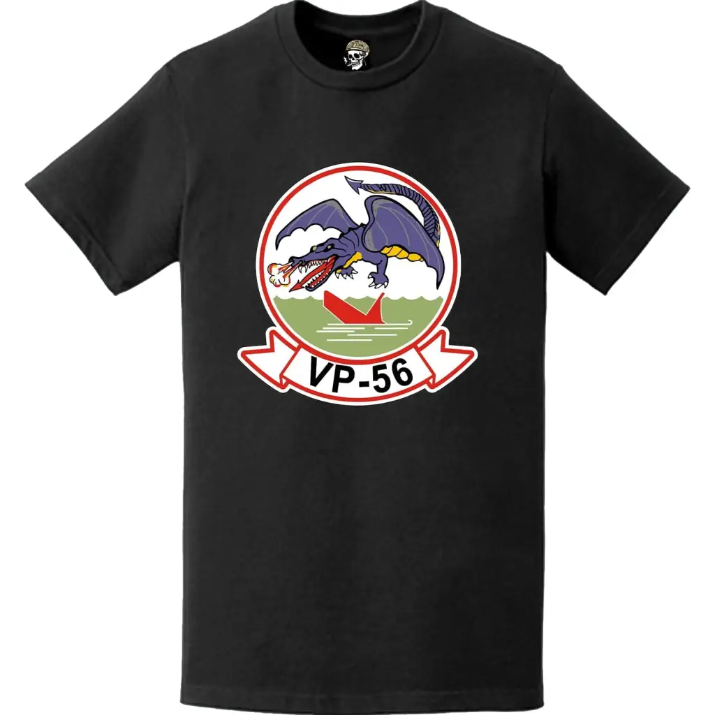 Patrol Squadron 56 (VP-56) Patch Logo Decal Emblem Chest T-Shirt Tactically Acquired   
