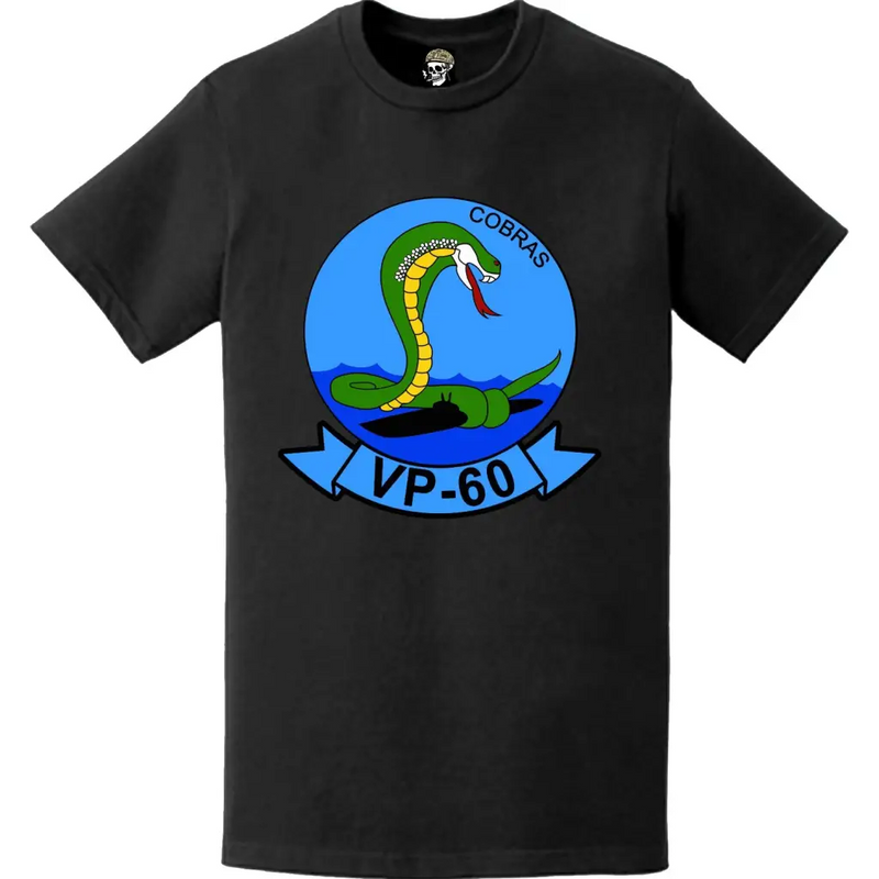 パトロール飛行隊 60 (VP-60) 米海軍 パッチ ロゴ デカール エンブレム チェスト Tシャツ
