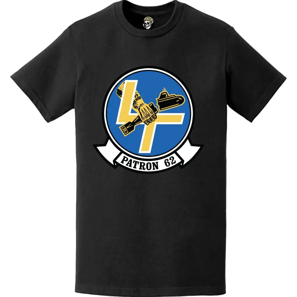 Patrol Squadron 62 (VP-62) Patch Logo Decal Emblem Chest T-Shirt Tactically Acquired   