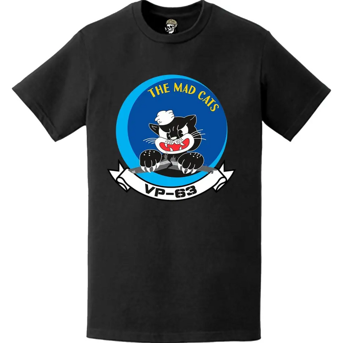 Patrol Squadron 63 (VP-63) WW2 Patch Logo Decal Emblem Chest T-Shirt Tactically Acquired   