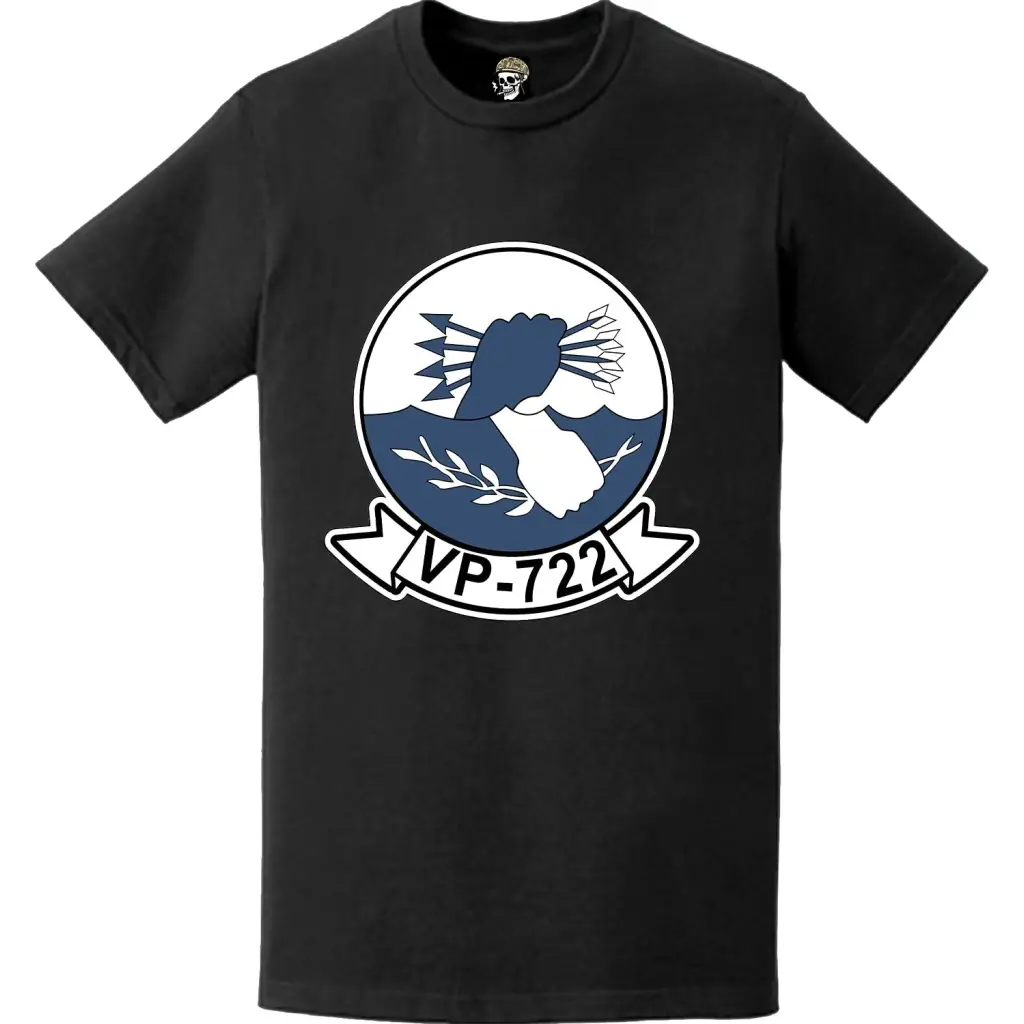 Patrol Squadron 722 (VP-722) Patch Logo Decal Emblem Chest T-Shirt Tactically Acquired   