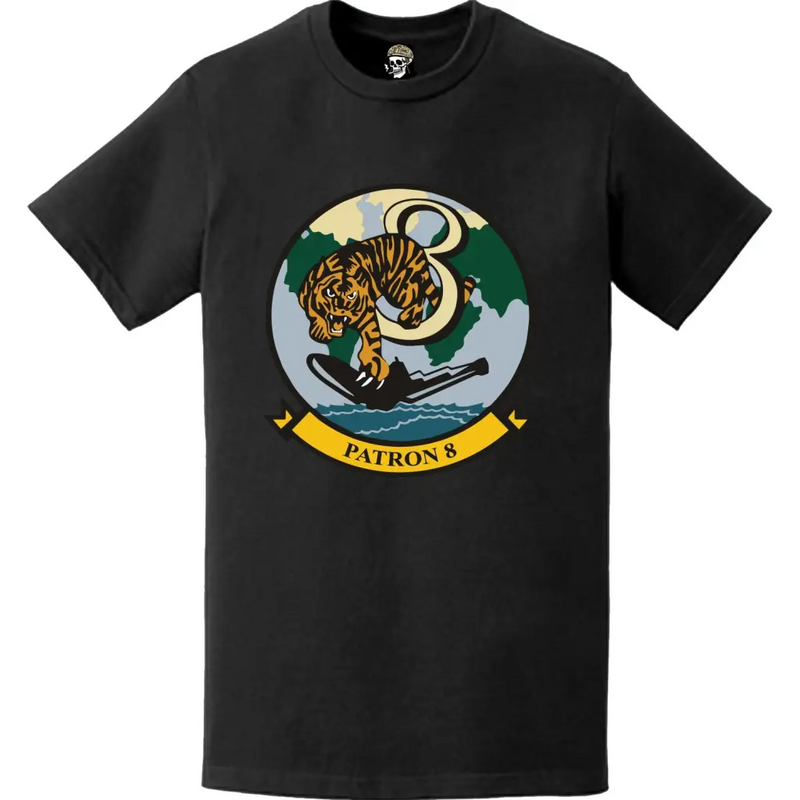 哨戒飛行隊8 (VP-8) パッチ ロゴ デカール エンブレム チェスト Tシャツ