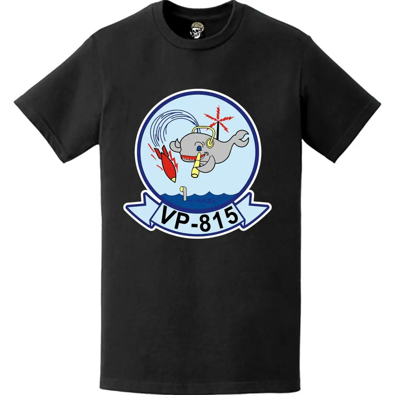 哨戒飛行隊815 (VP-815) ロゴ デカール エンブレム 胸 Tシャツ