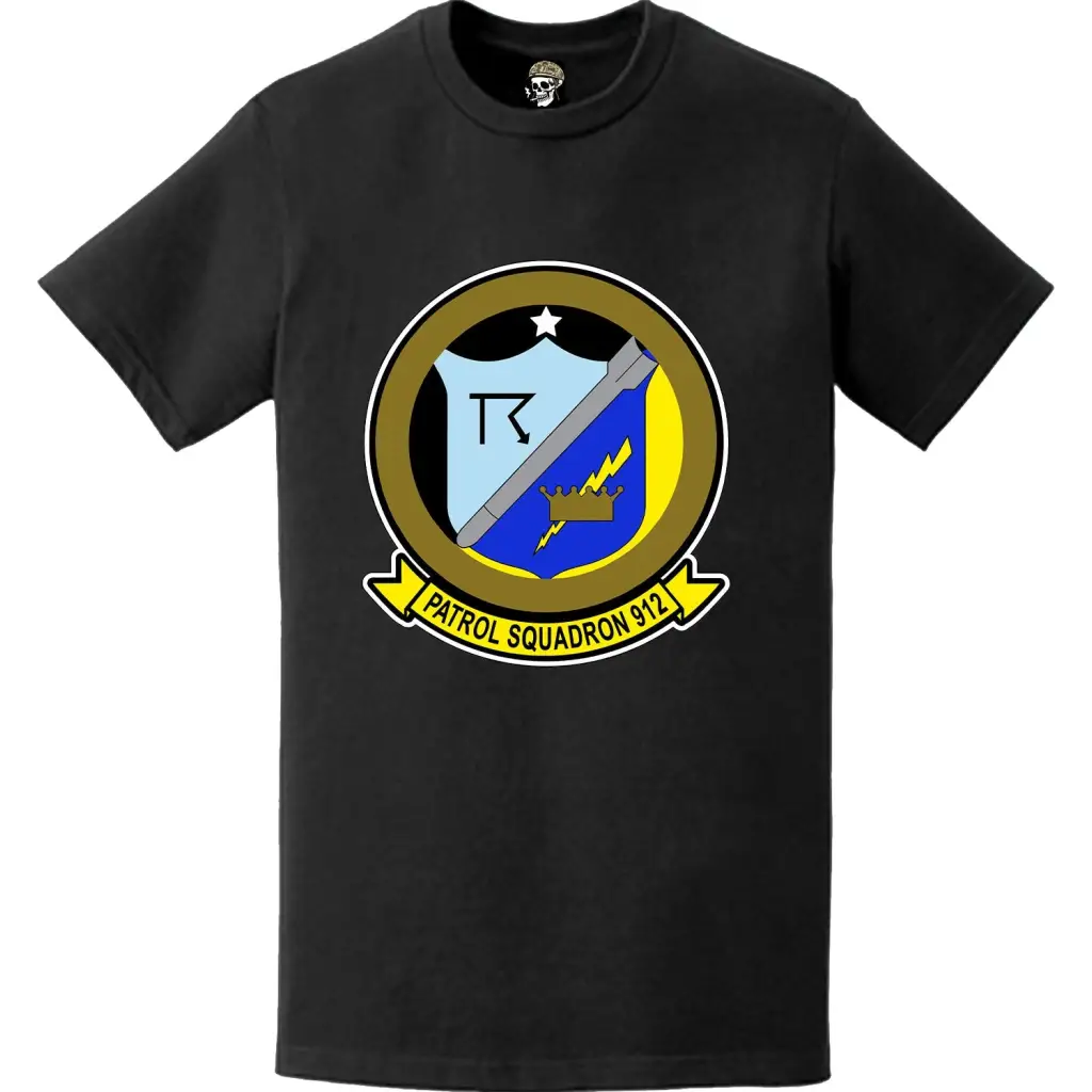 Patrol Squadron 912 (VP-912) Patch Logo Decal Emblem Chest T-Shirt Tactically Acquired   