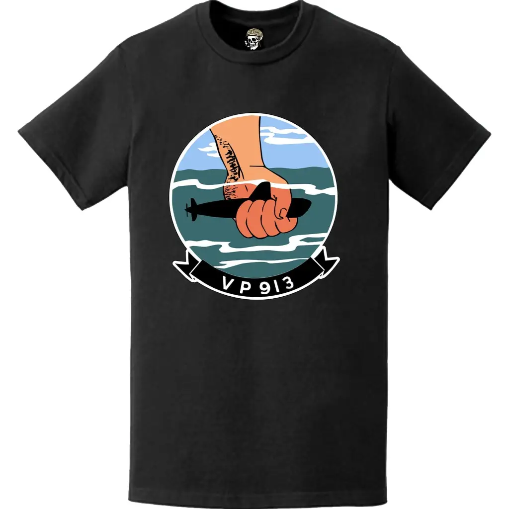 Patrol Squadron 913 (VP-913) Patch Logo Decal Emblem Chest T-Shirt Tactically Acquired   