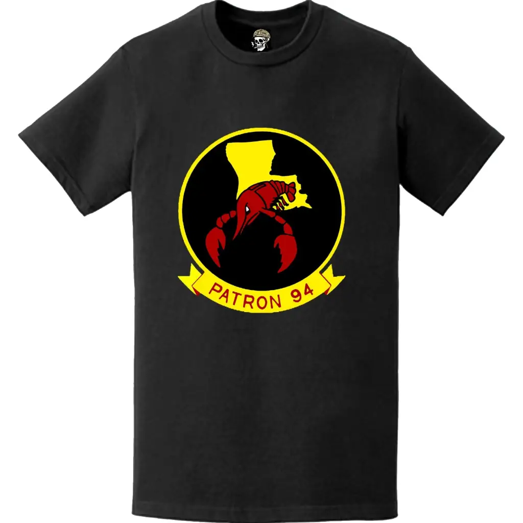Patrol Squadron 94 (VP-94) Patch Logo Decal Emblem Chest T-Shirt Tactically Acquired   