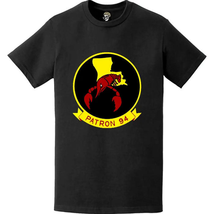 Patrol Squadron 94 (VP-94) Patch Logo Decal Emblem Chest T-Shirt Tactically Acquired   