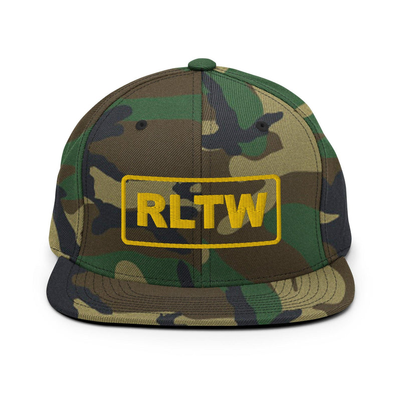 Rangers Lead the Way RLTW Embroidered Jungle Camo Snapback Hat