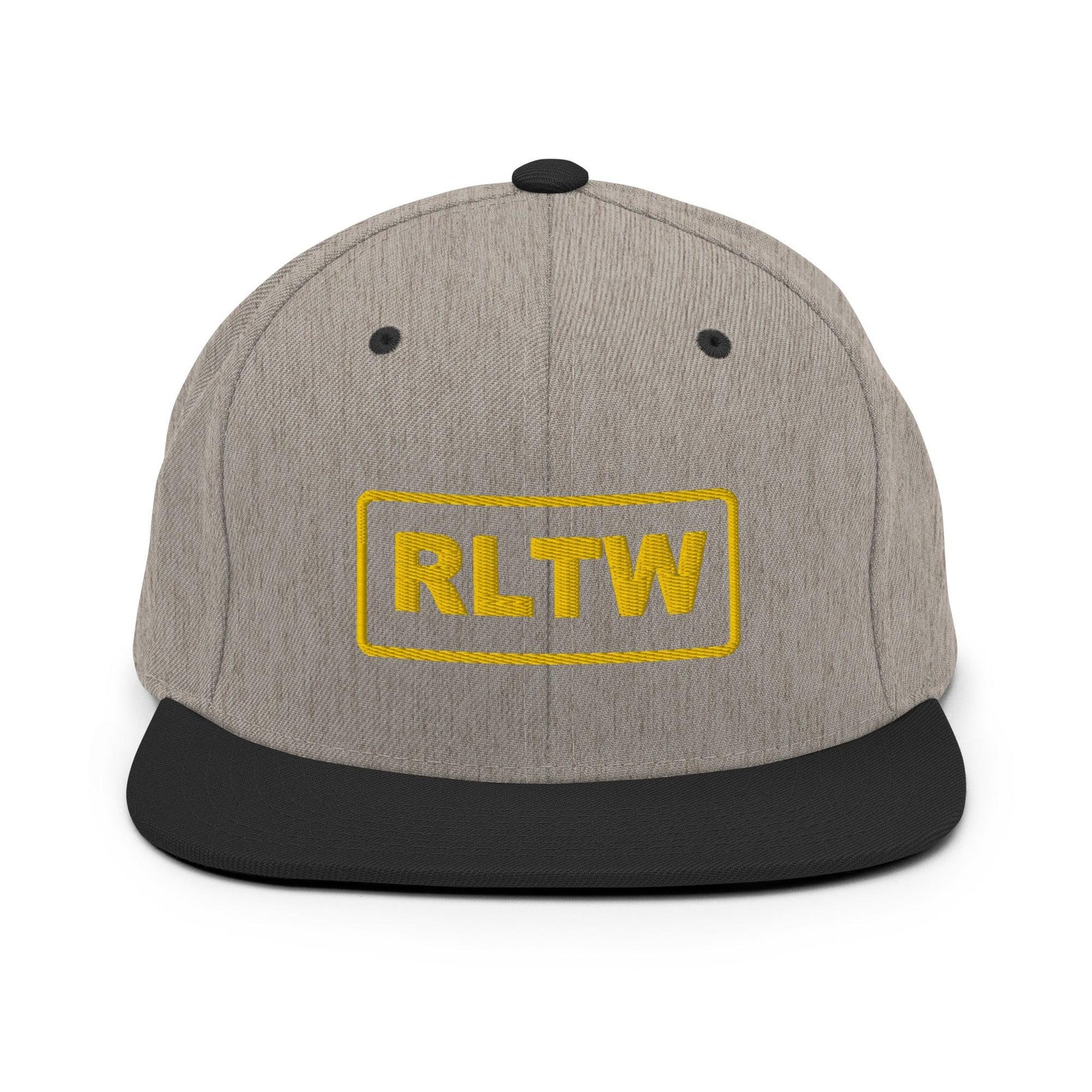 Rangers Lead the Way RLTW Embroidered Snapback Hat Tactically Acquired Heather/Black  