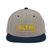 Rangers Lead the Way RLTW Embroidered Snapback Hat Tactically Acquired Heather Grey/ Navy  