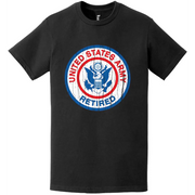 Retired U.S. Army Distressed Logo Emblem Seal T-Shirt Tactically Acquired   