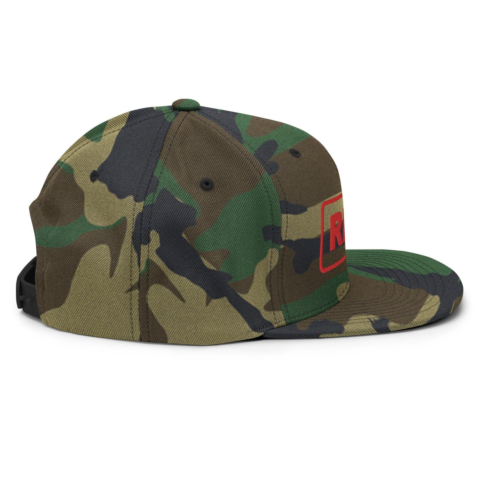 RLTW Rangers Lead the Way Embroidered Jungle Camo Snapback Hat Tactically Acquired   