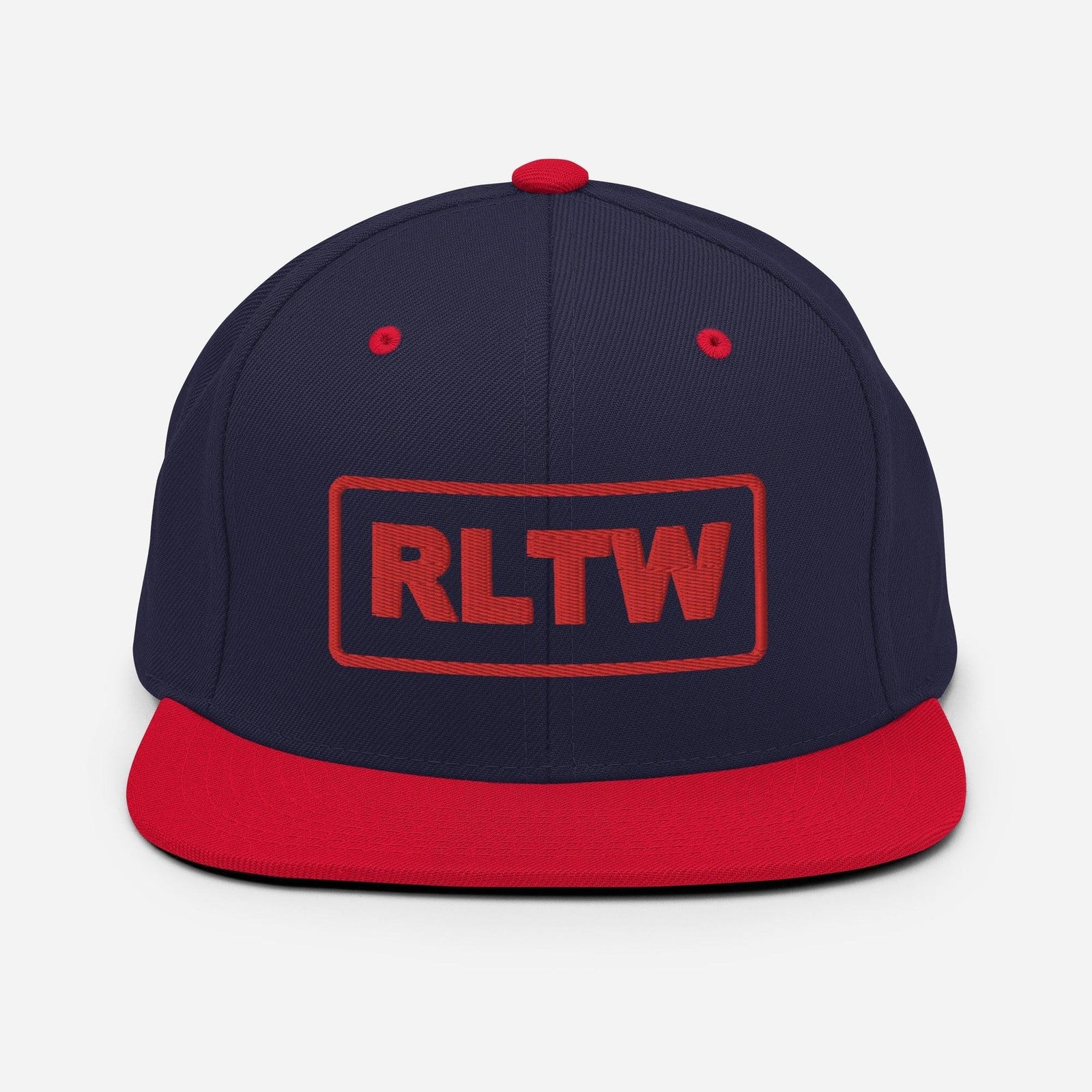 RLTW Rangers Lead the Way Embroidered Snapback Hat Tactically Acquired Navy/ Red  