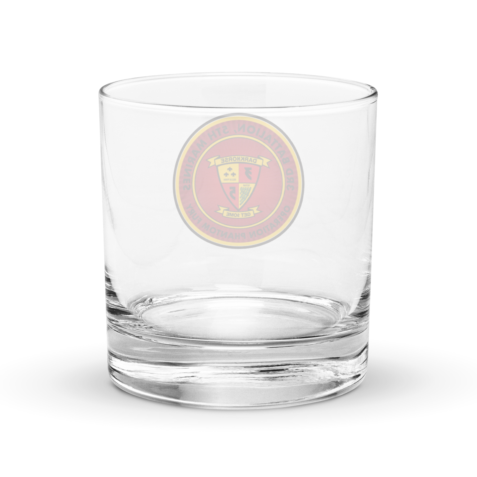 3/5 Marines Phantom Fury Whiskey Glass Tactically Acquired   