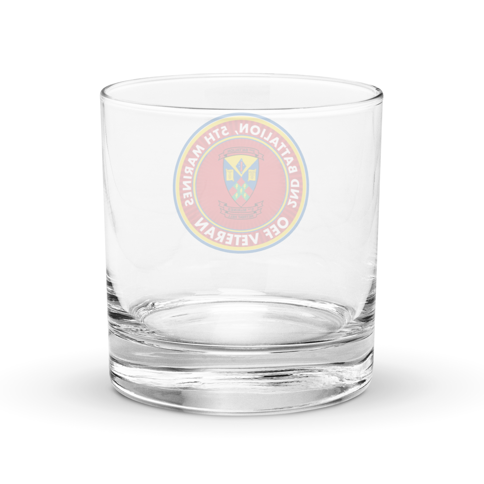2/5 Marines OEF Veteran Whiskey Glass Tactically Acquired   
