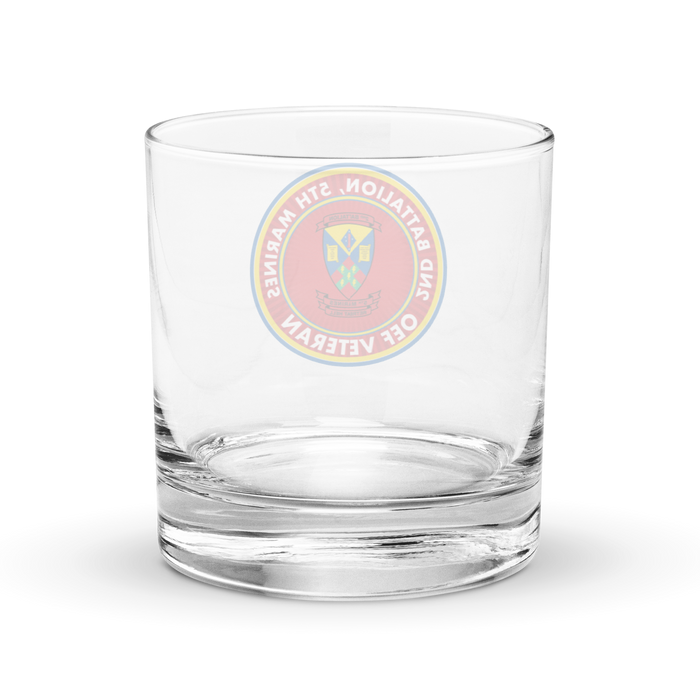 2/5 Marines OEF Veteran Whiskey Glass Tactically Acquired   