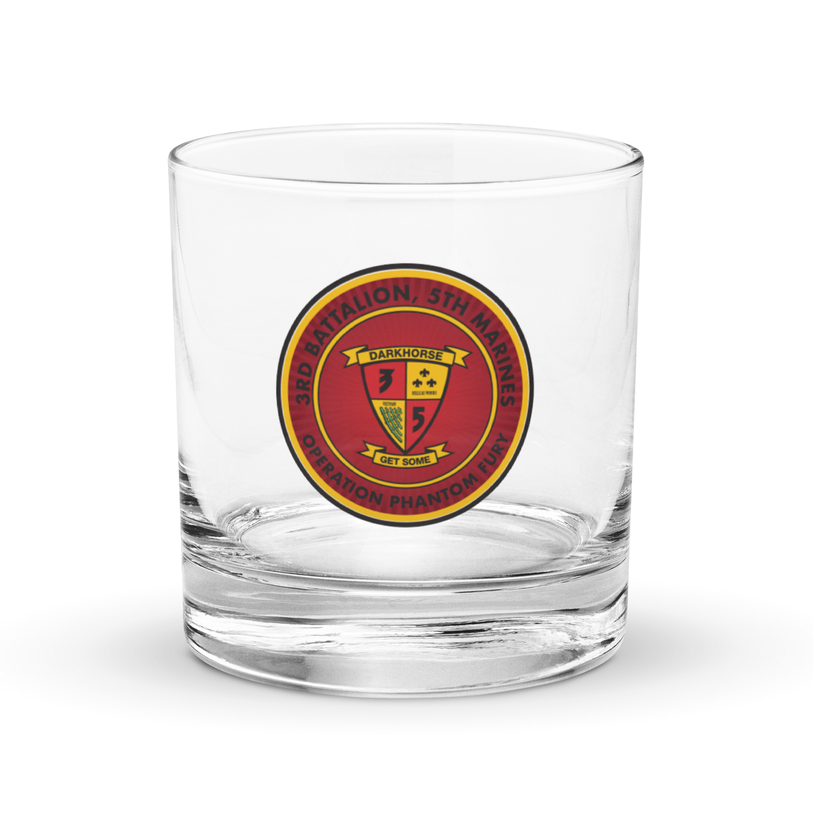 3/5 Marines Phantom Fury Whiskey Glass Tactically Acquired Default Title  