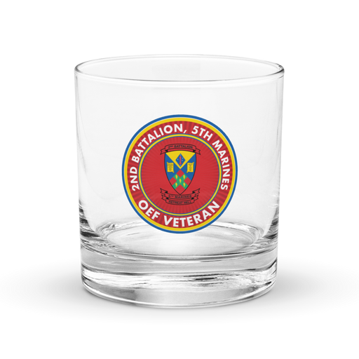 2/5 Marines OEF Veteran Whiskey Glass Tactically Acquired Default Title  