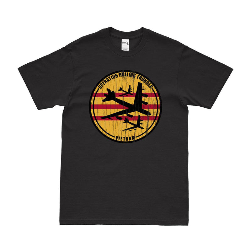 Distressed Operation Rolling Thunder Vietnam War T-Shirt
