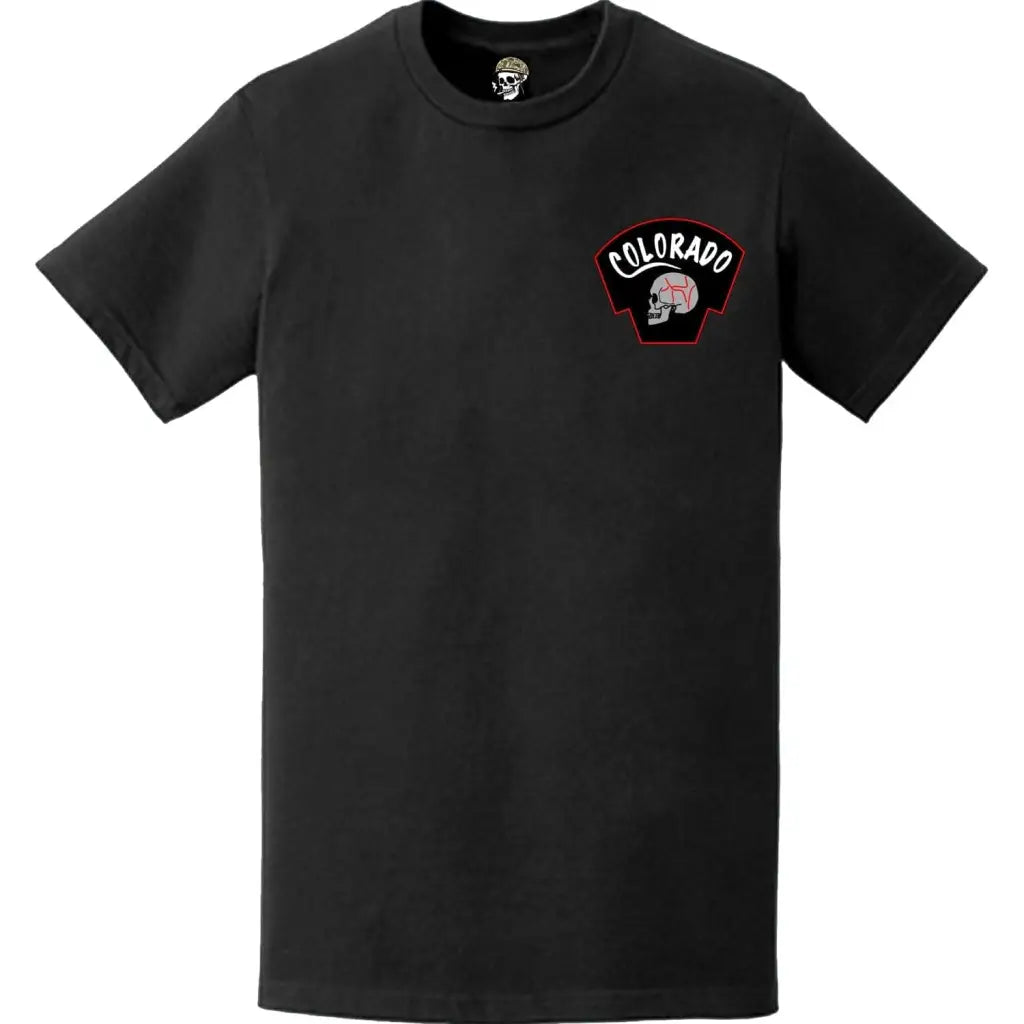 RT Colorado MACV-SOG Vietnam War Left Chest T-Shirt Tactically Acquired   