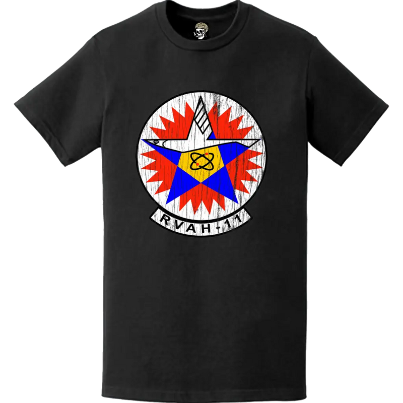 RVAH-11 劣化パッチロゴデカールエンブレムTシャツ