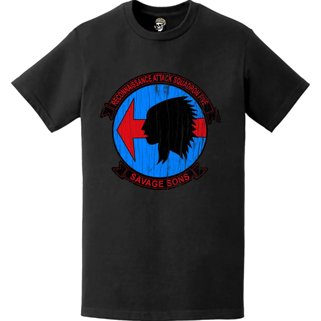 RVAH-5 Distressed Patch Logo Decal Emblem T-Shirt Tactically Acquired   