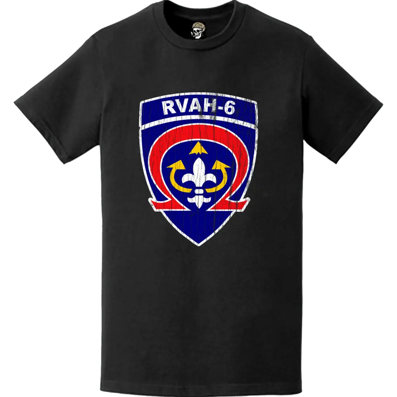 RVAH-6 ディストレストパッチロゴ デカールエンブレム Tシャツ