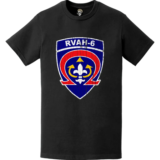 RVAH-6 Distressed Patch Logo Decal Emblem T-Shirt Tactically Acquired   