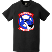 Sea Control Squadron 35 (VS-35) 'Blue Wolves' Patch Logo Decal Emblem T-Shirt Tactically Acquired   