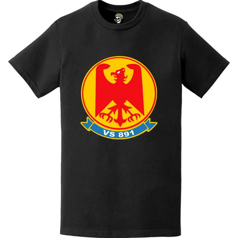 第891対潜飛行隊 (VS-891) パッチ ロゴ デカール エンブレム Tシャツ