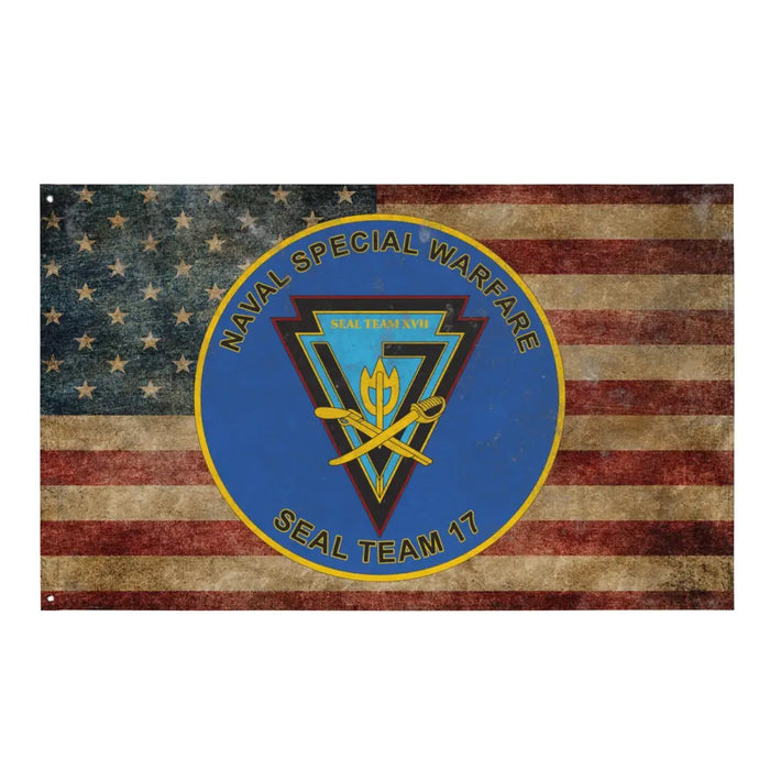 SEAL Team 17 Emblem Indoor Wall Flag Tactically Acquired Default Title  