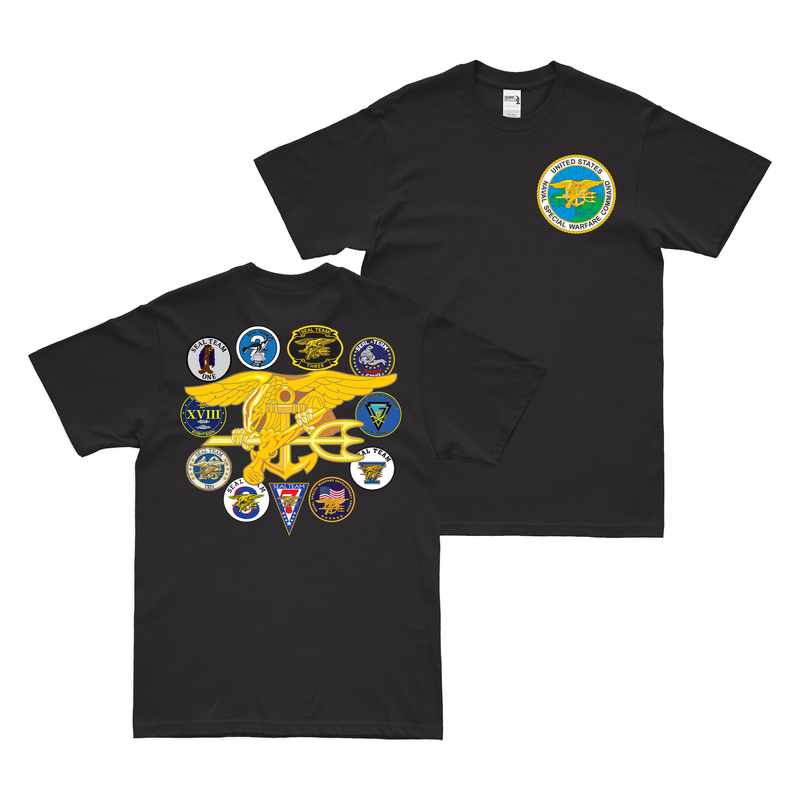 両面 U.S. Navy SEAL Teams レガシー トリビュート NSW Tシャツ