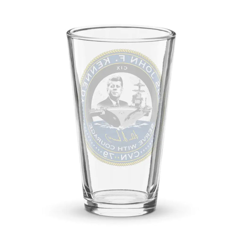 USS John F. Kennedy (CVN-79) Pint Beer Glass