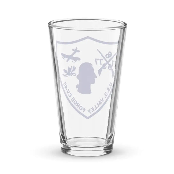 USS Valley Forge (CV-45) Pint Beer Glass Tactically Acquired   