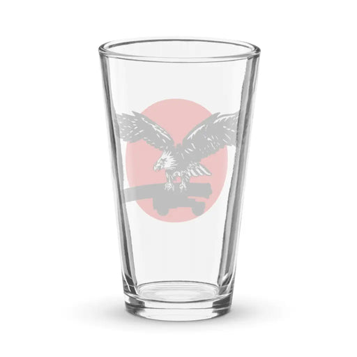 USS Yorktown (CV-5) Pint Beer Glass Tactically Acquired   