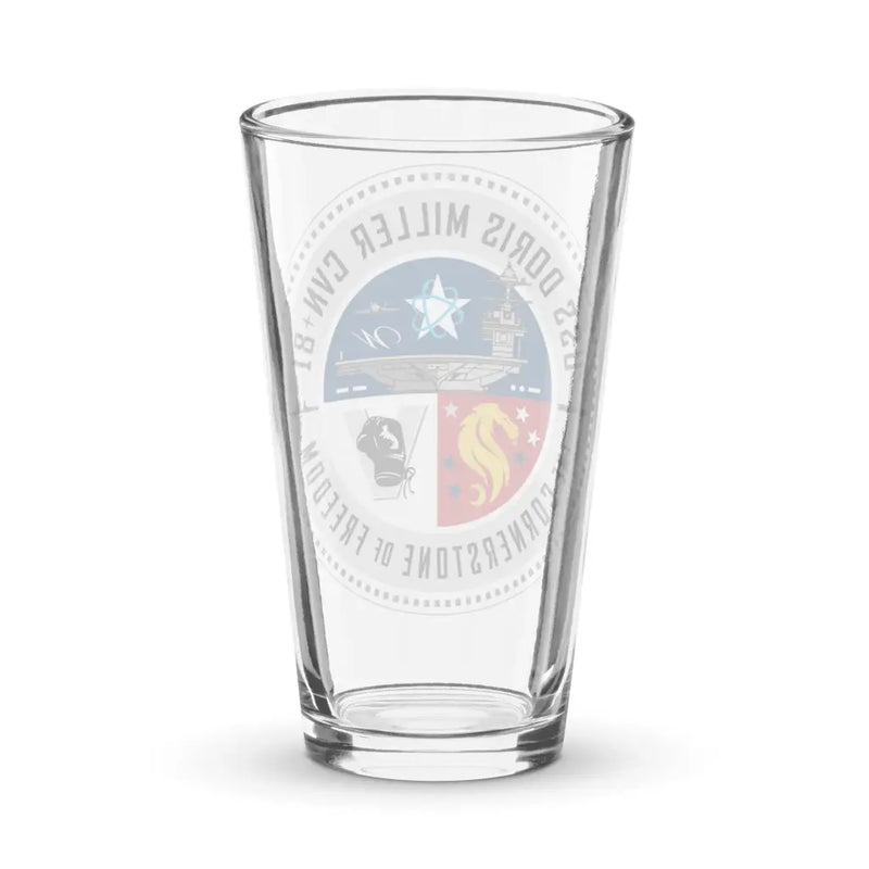 USS Doris Miller (CVN-81) Pint Beer Glass